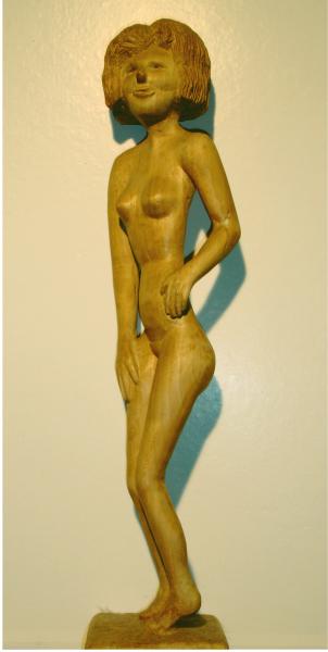 Femme sculpture finie en 2005 après ?????de ????et de patience
